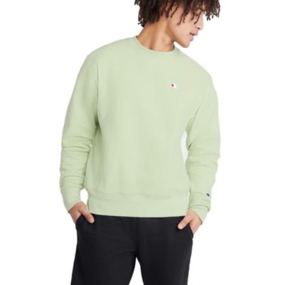 Champion Men's Mint Reverse
Weave Crewneck Sweater size Small